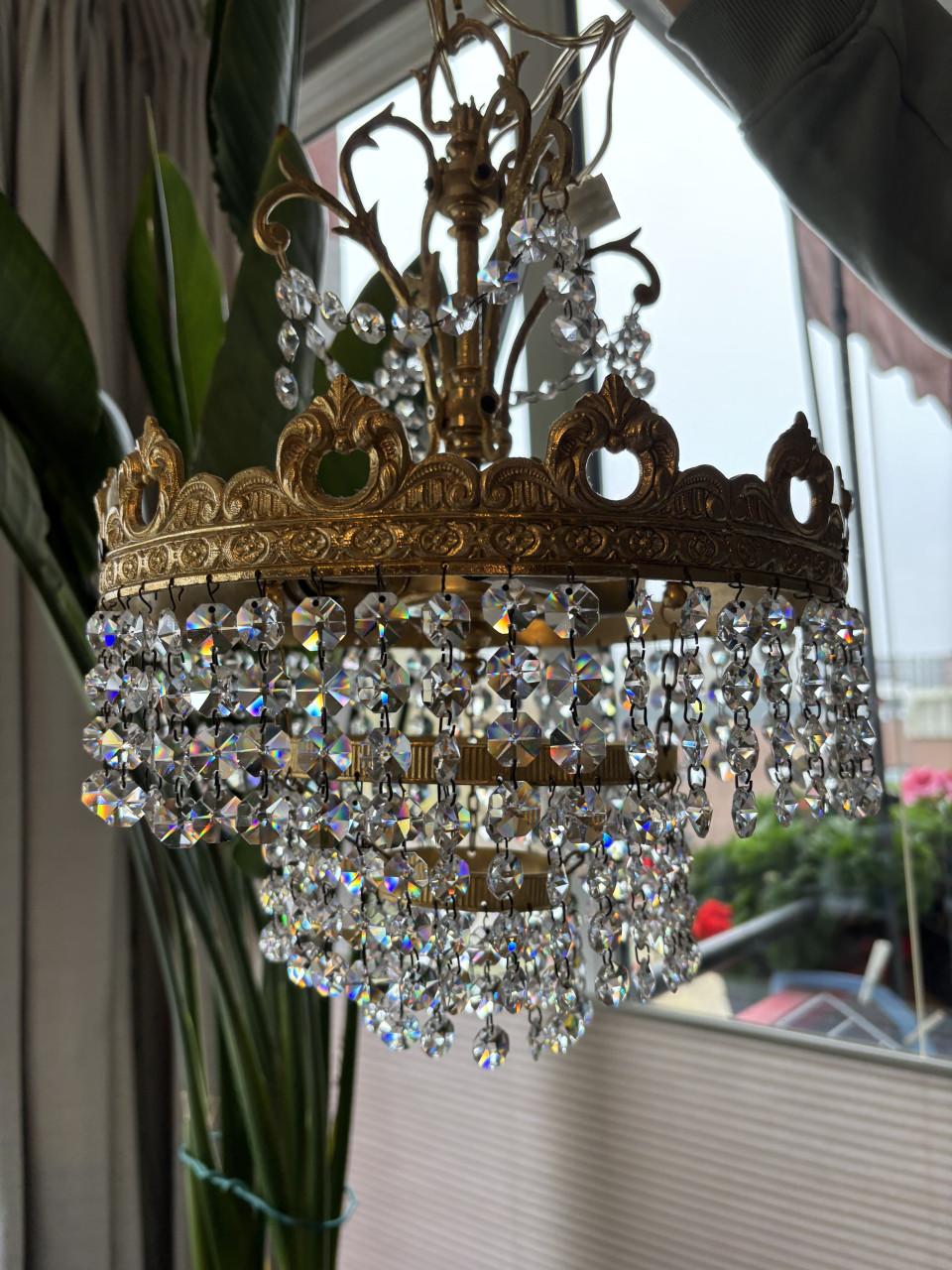 PRACHTIGE ECHT KRISTALLEN KROONLUCHTER
