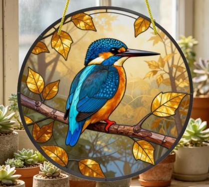 Wandhanger ijsvogel