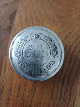 VINTAGE TANKDOP NSU OLDTIMER