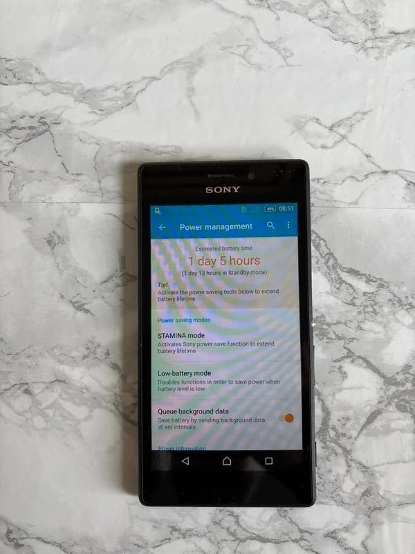 Sony Xperia M2 zwart 📱