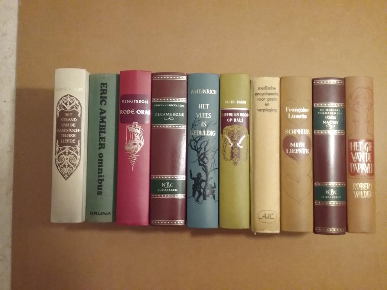 Mooie party oude boeken