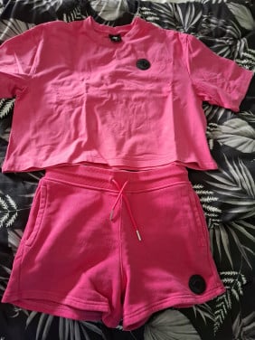 Zomersetje  black bananas  maat 164