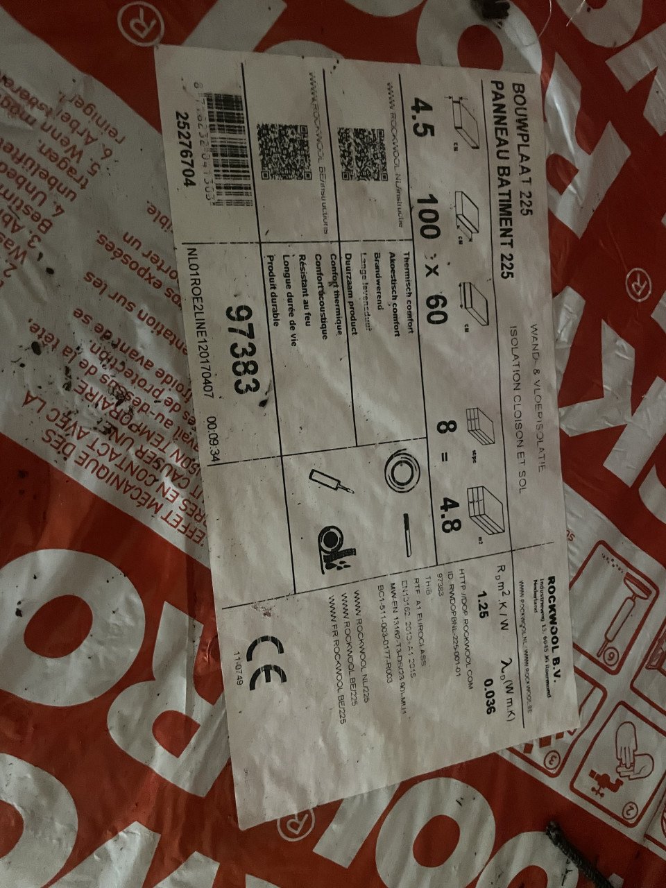 Rockwool isolatie materiaal