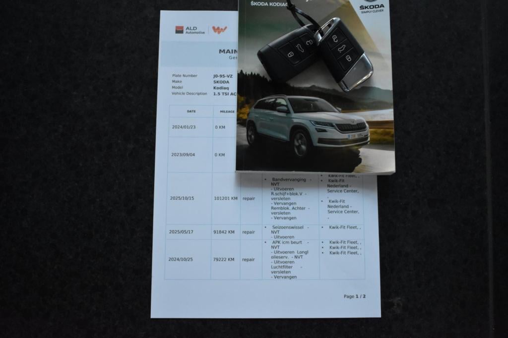 Skoda Kodiaq 1.5 tsi sportline 7p. | mj21 | camera | virtual | nap | stuur 