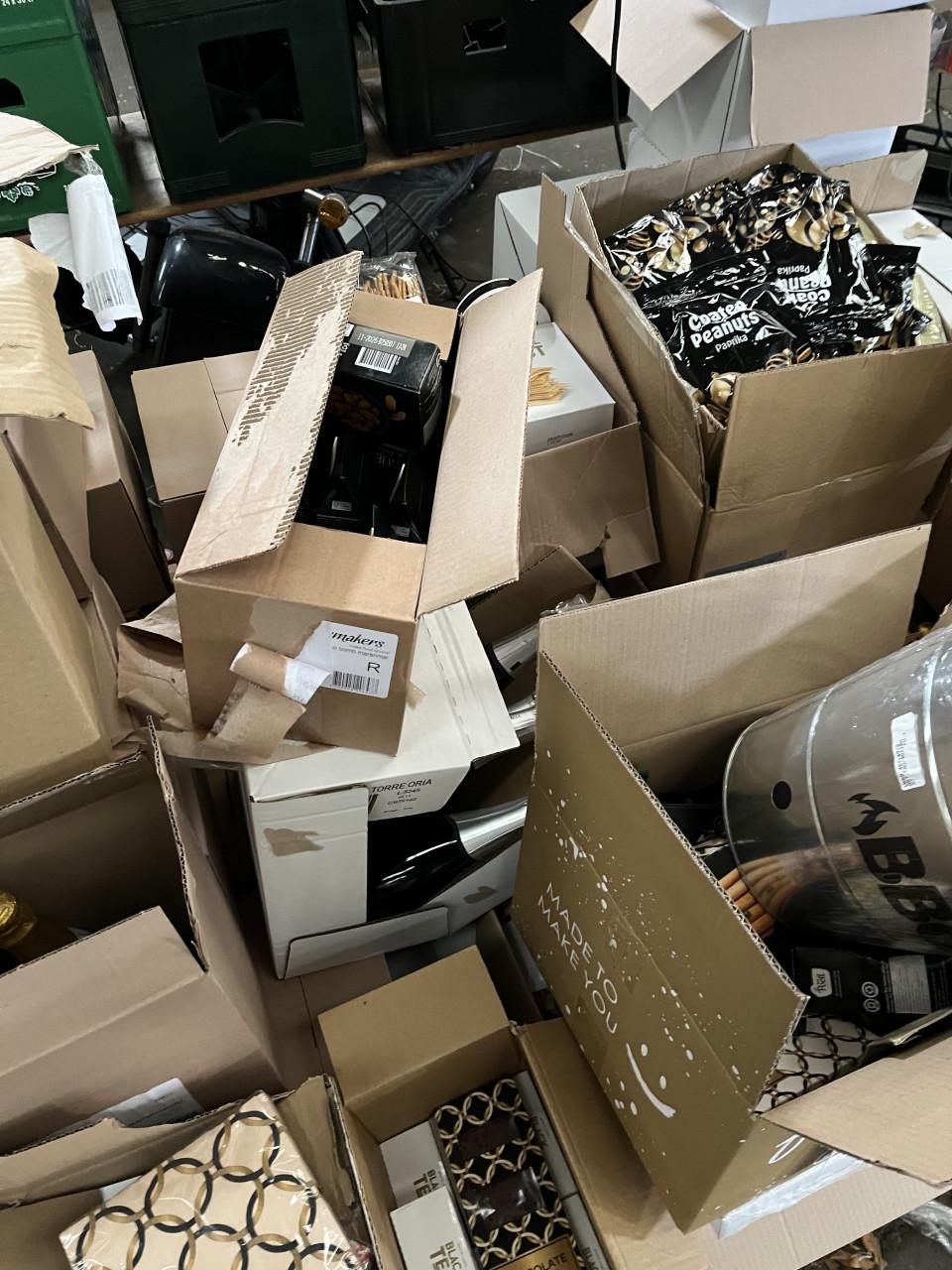 Etenswaren kerstpakket artikelen