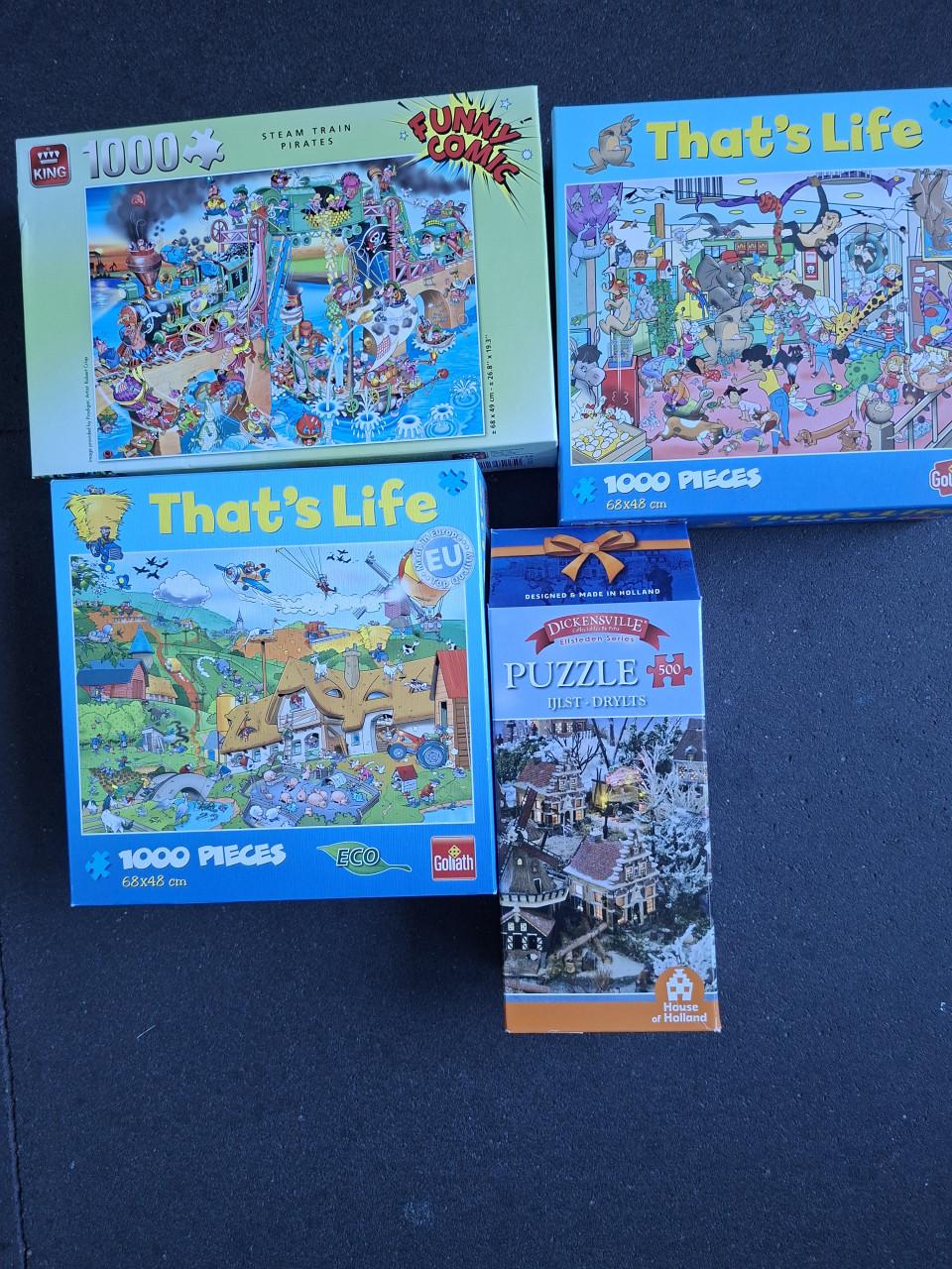 Te koop 23 zgan mooie puzzels