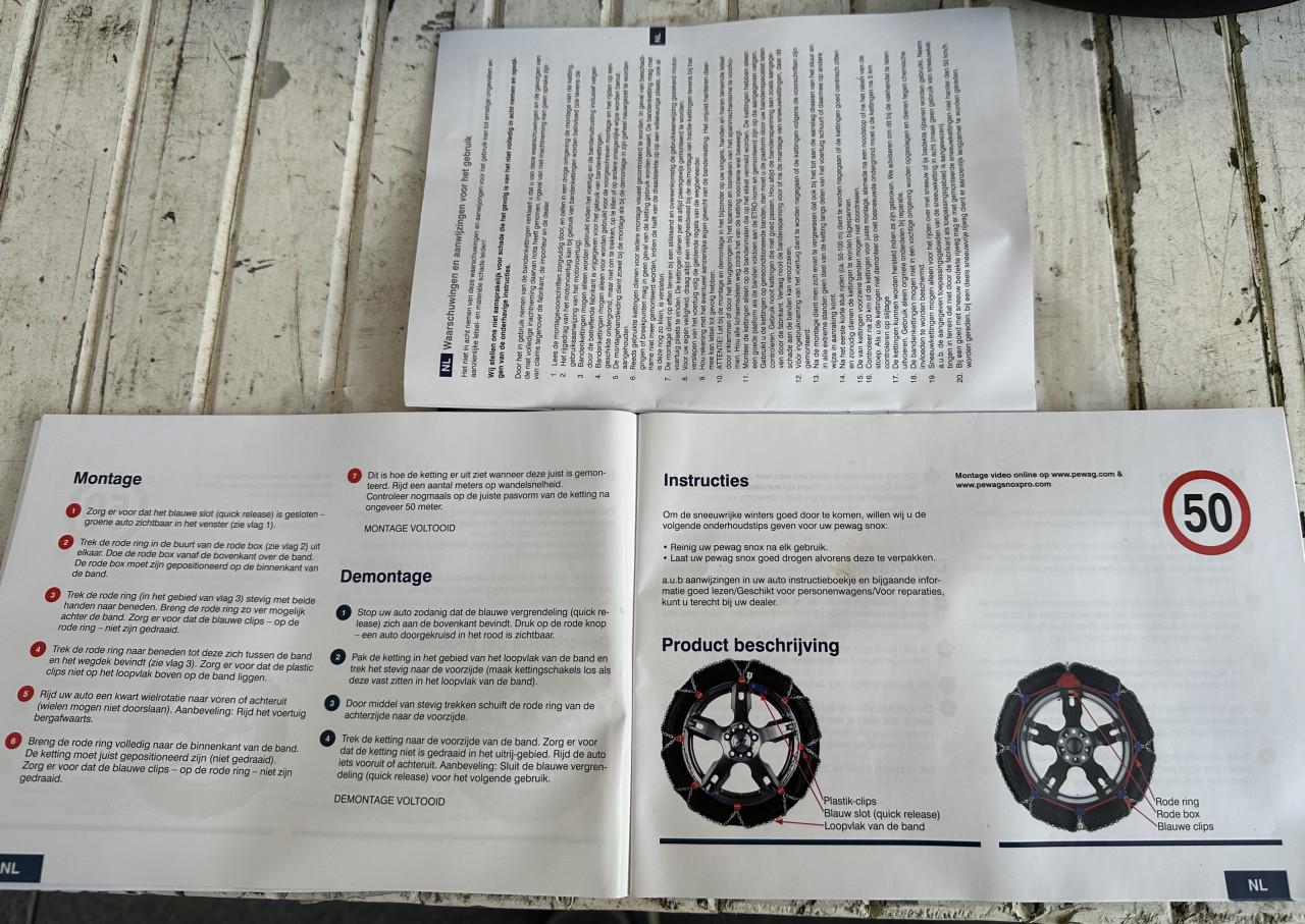 PEWAG Sneeuwkettingen  SNOX SUV SXV 580