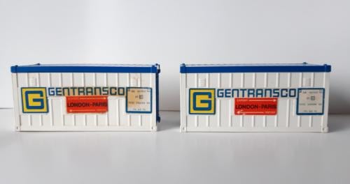 Matchbox Gentransco containers, model K-17