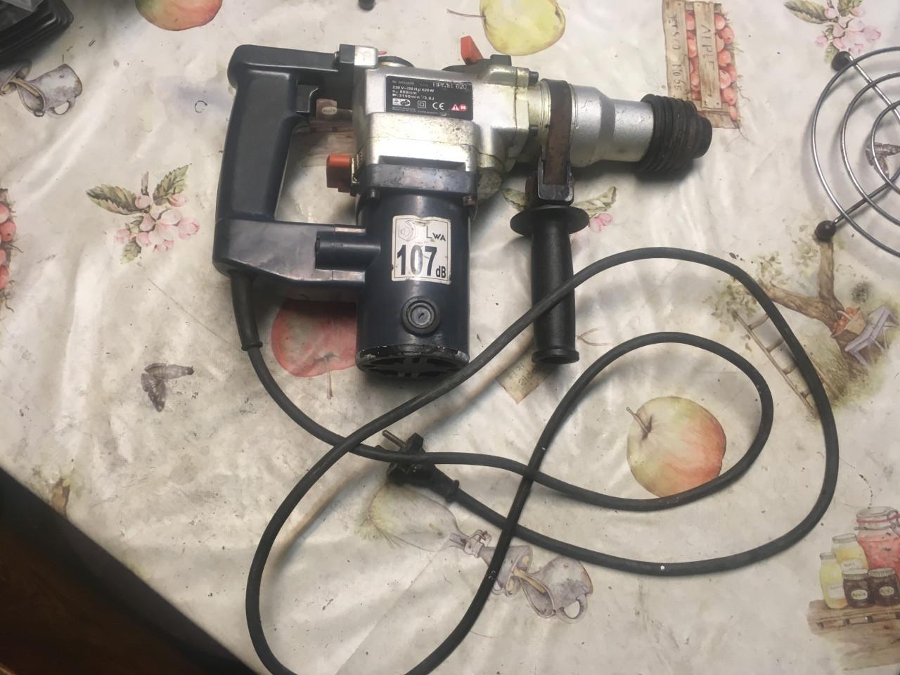 Elektrische boorhamer/breekhamer meister type bpmb 620 b 620 watt