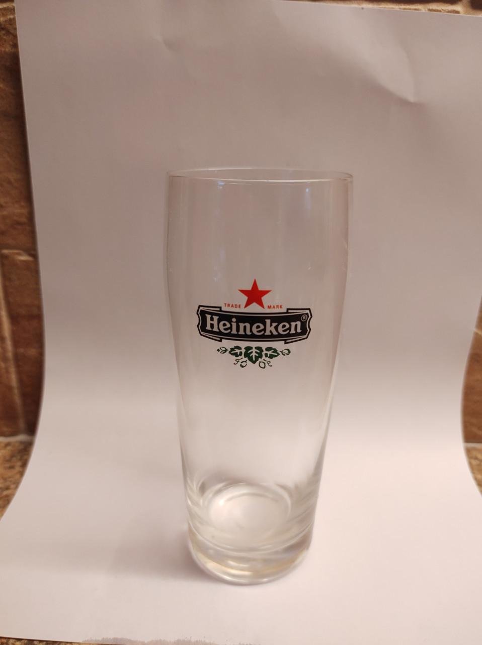 56 nieuwe Heineken bierglazen. Noemen ze dit een Fluitje? 22 cl.