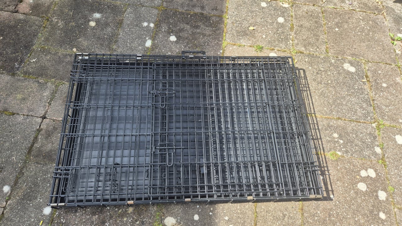 Opvouwbare honden bench.