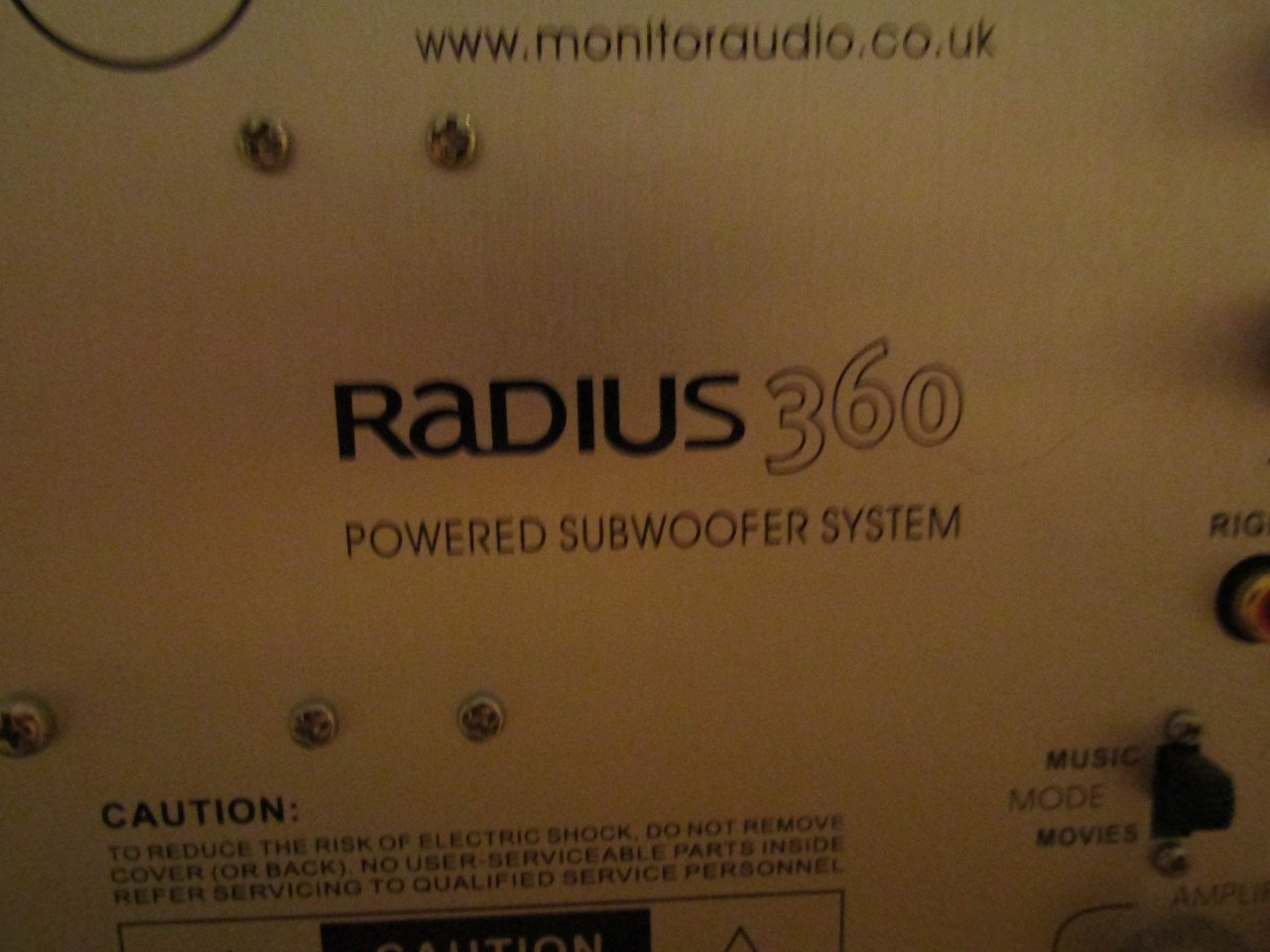 Monitor audio radius 360 ( defect )