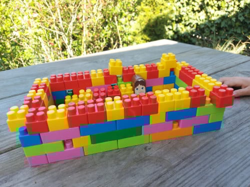 Zak vol Mega Blocks First Builders bouwstenen / blokken