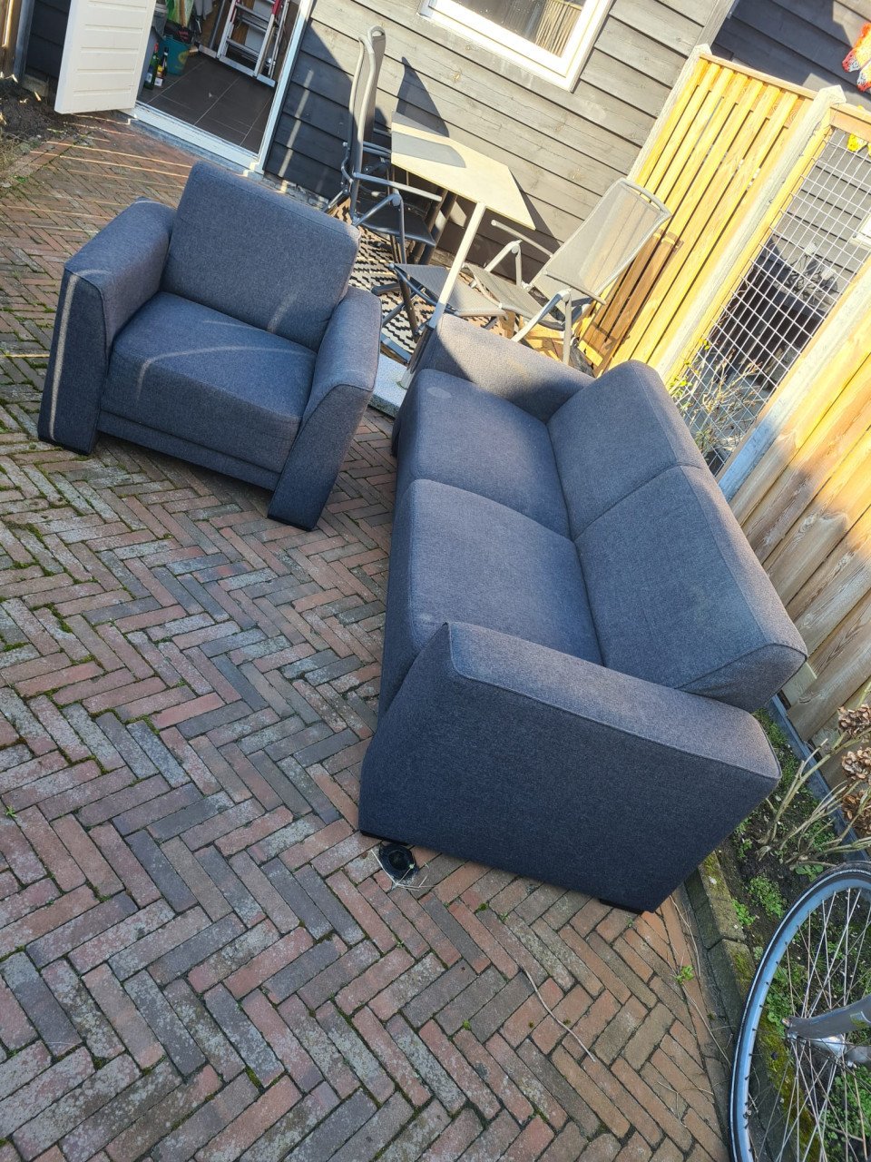 Bankstel en stoel