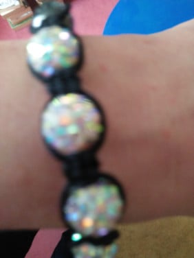 Armbandje glinsterend
