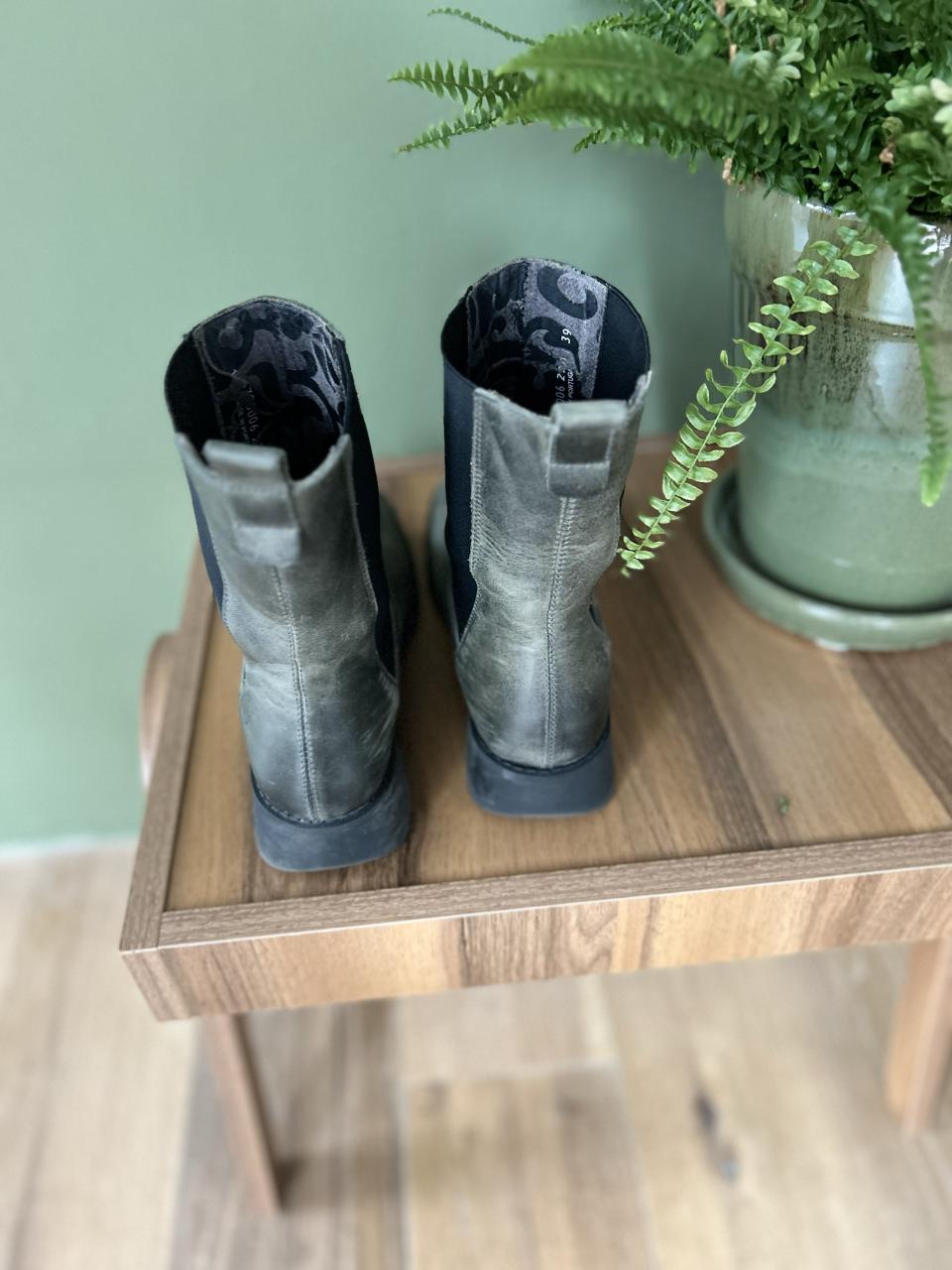 Fly London boots maat 39 in het groen