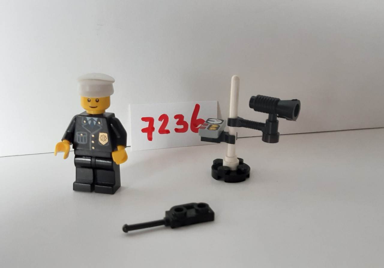Lego City 7236: politie met radarcontrole.