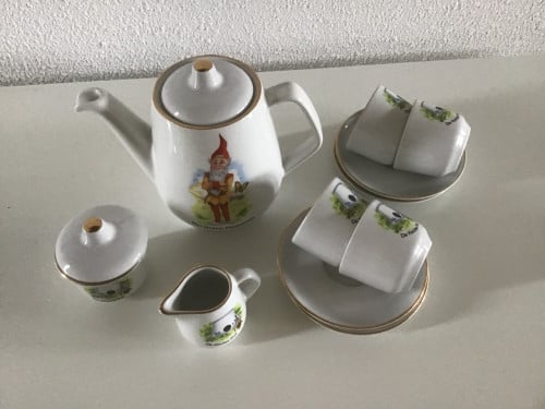 Retro kinderserviesje Piggelmee
