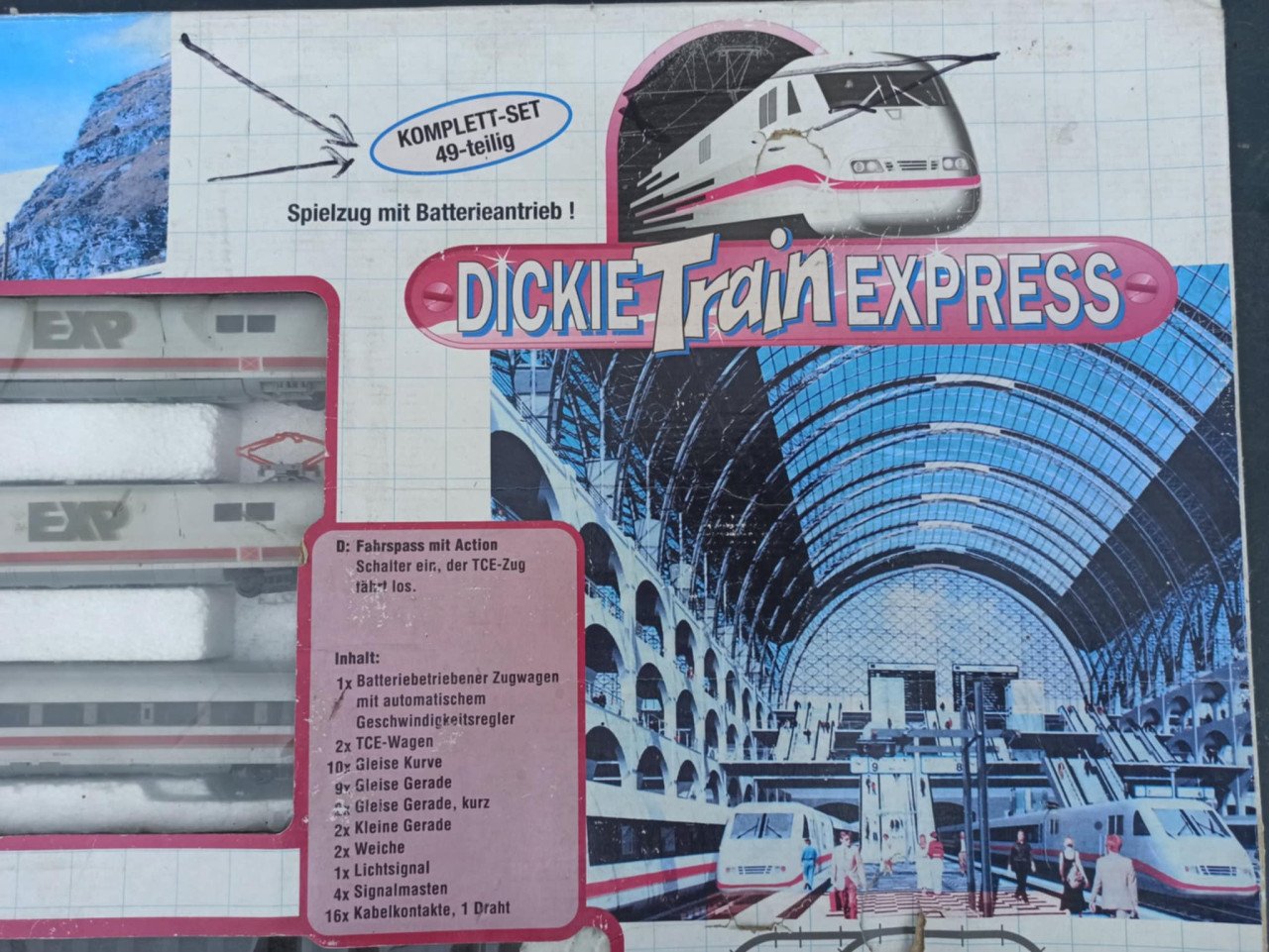Dickie Trains Express – 49-delige speelgoedtreinset
