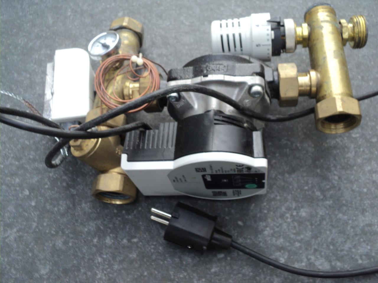 1 groep verdeler vloerverwarming WILO pomp