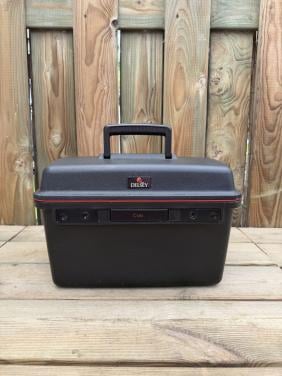 Delsey Club hardcase beautycase zwart met spiegel en slot