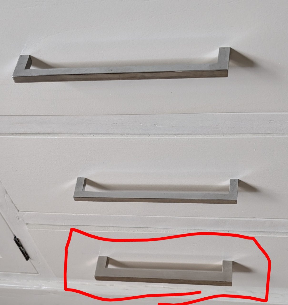 Wit houten vitrinekast/buffetkast/apothekerskast