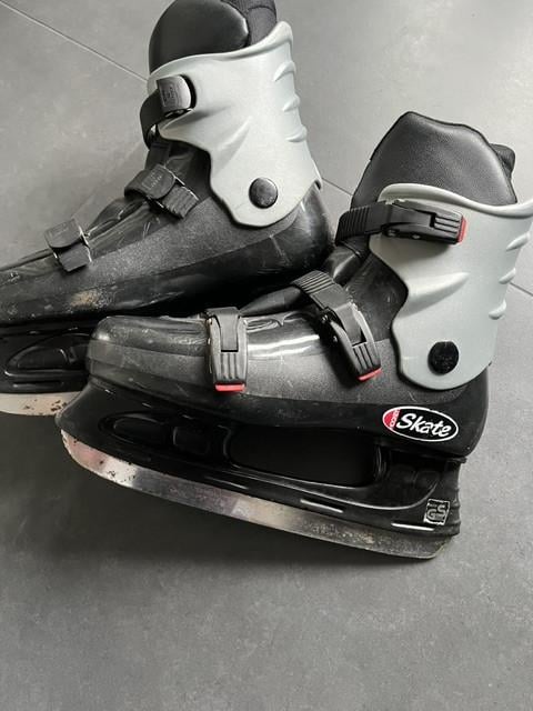 Ijs hocky schaatsen