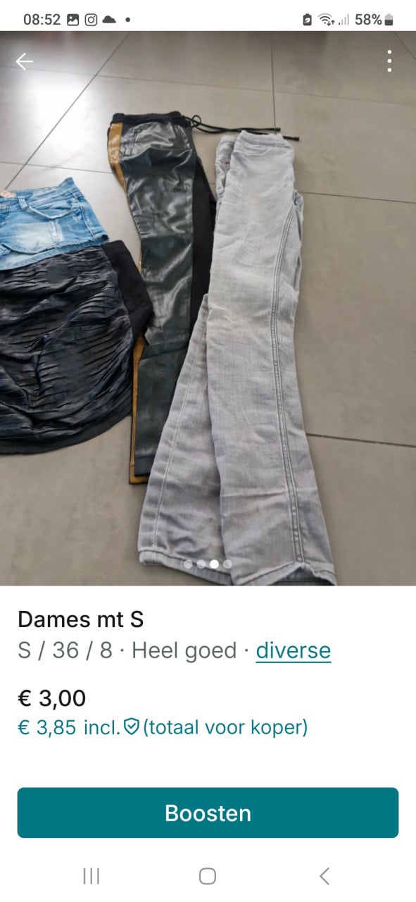 Dameskleding mt S