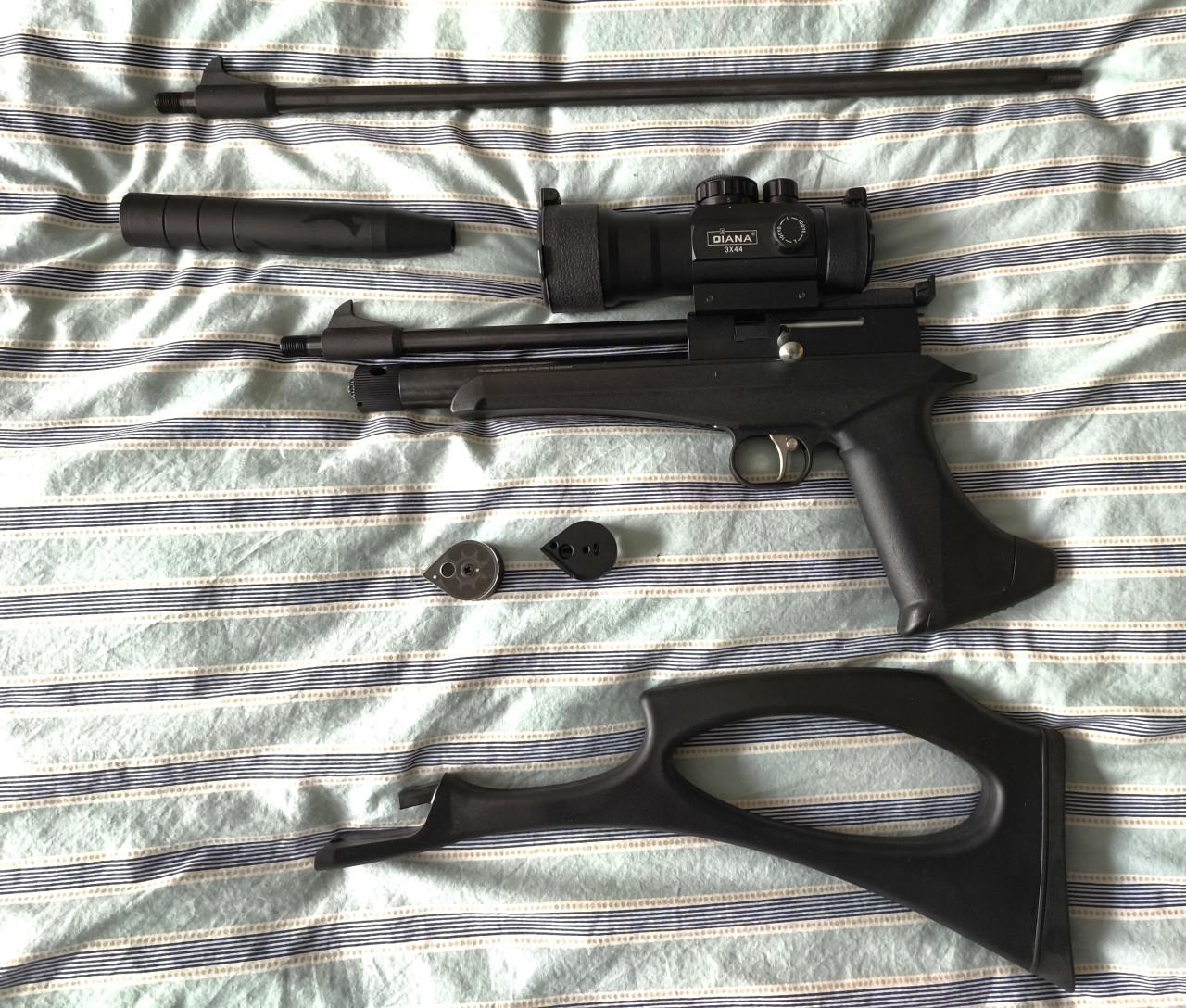 Te koop Artemis CP2 5.5 mm co2 pistool / buks!