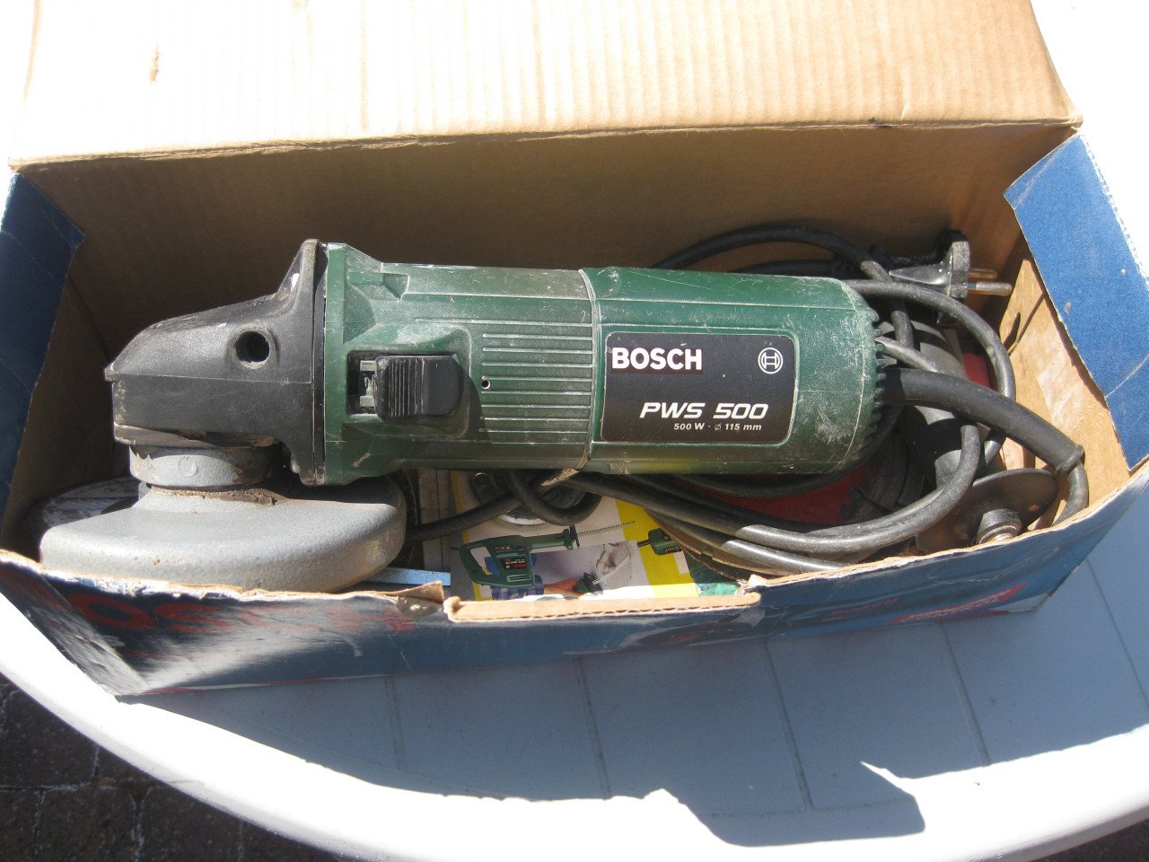 Haakse slijp machine Bosch