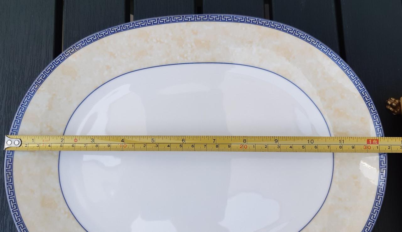 Ovale schaal + ronde kom