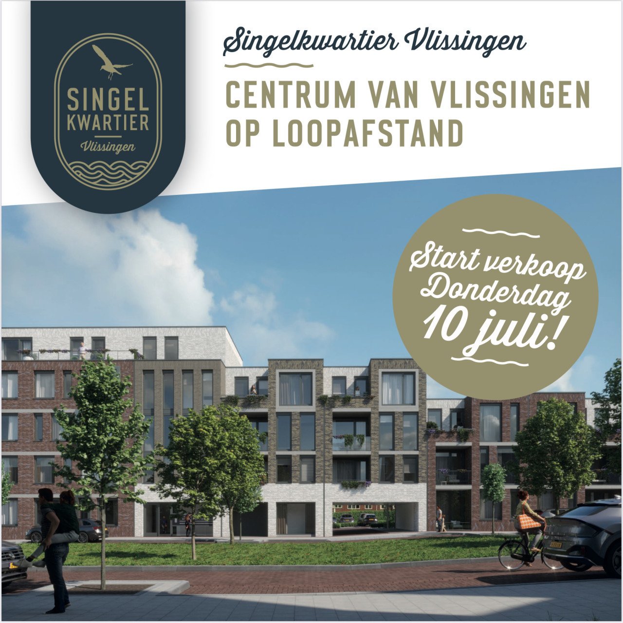 START VERKOOP 73 APPARTEMENTEN