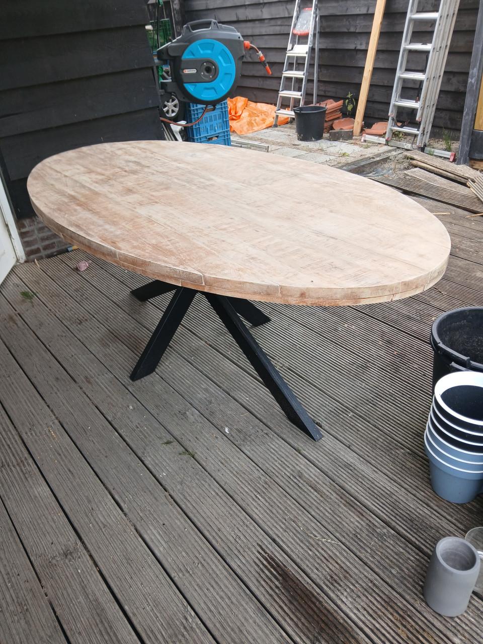 Eettafel ovaal