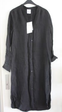 Nieuwe zwarte jurk met knopen maat L