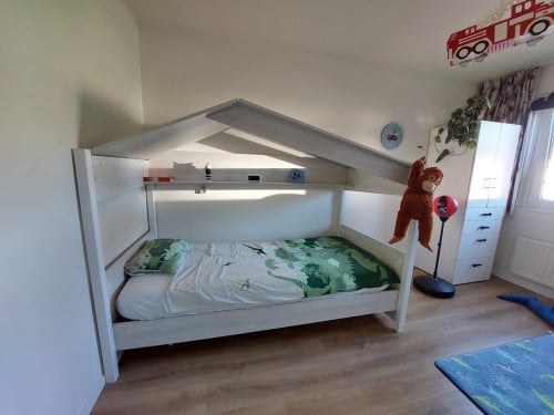 Huisjesbed - Diagine Nairobi. inclusief lattenbodem