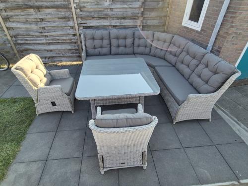 Dining Loungeset met verstelbare stoelen -Bezorging mogelijk