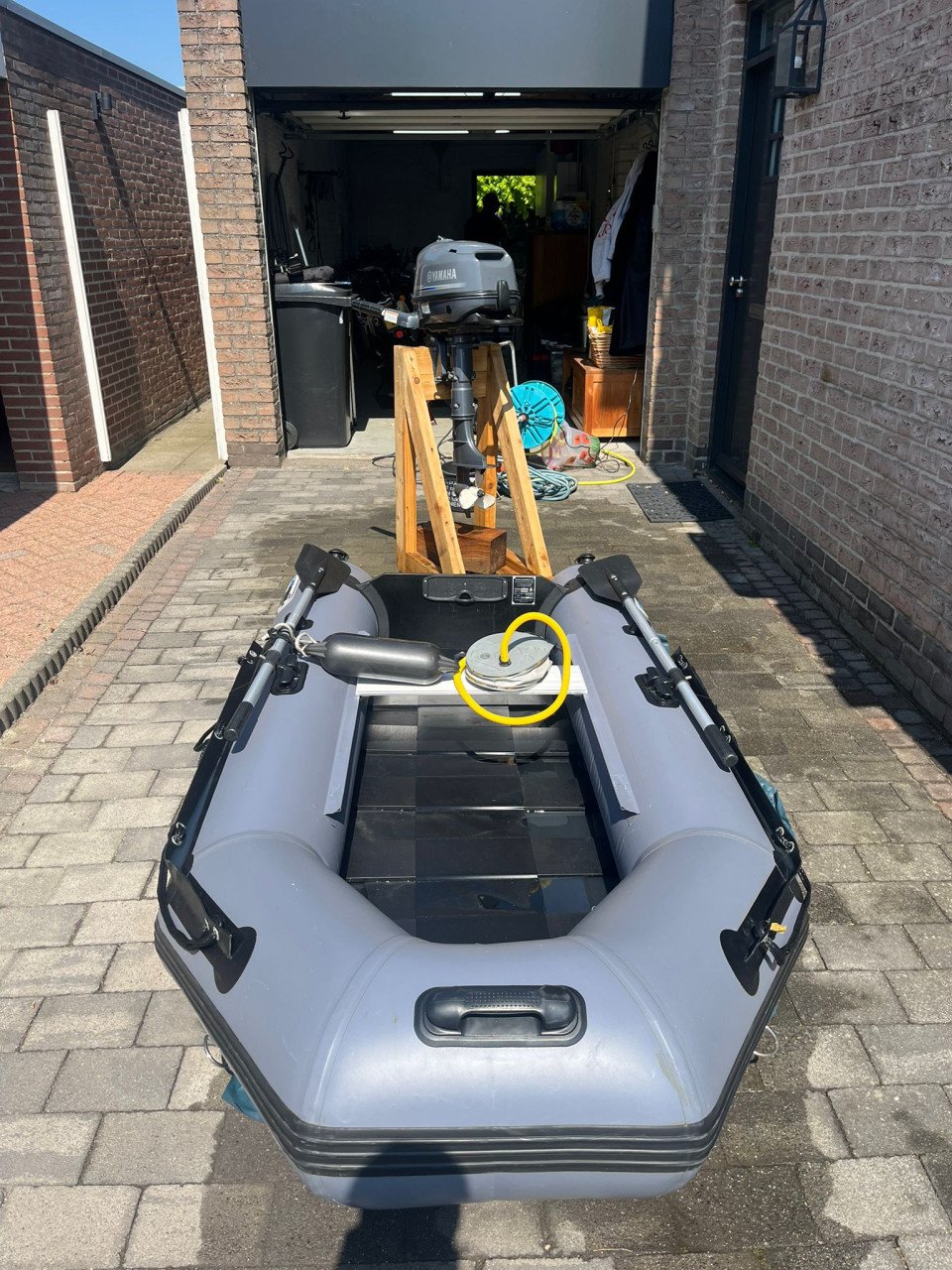Rib Cast Marine 280  met buitenboordmotor Yamaha 4 PK 4 takt