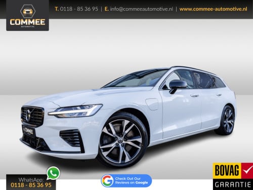 Volvo V60 2.0 t6 recharge awd r-design ✅trekh✅h&k✅stoelverw✅getint glas