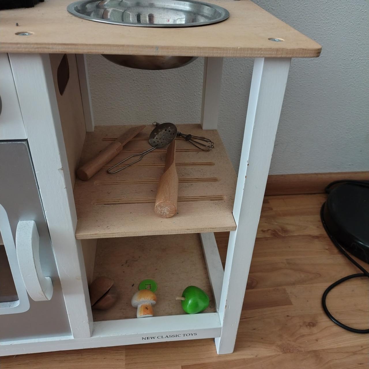 Houten Kinderkeuken met accessoires.