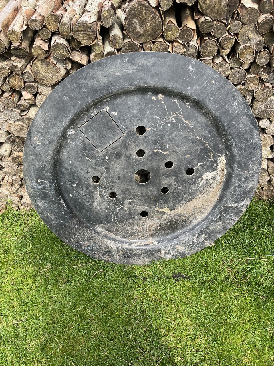 Afdekplaat water ornament