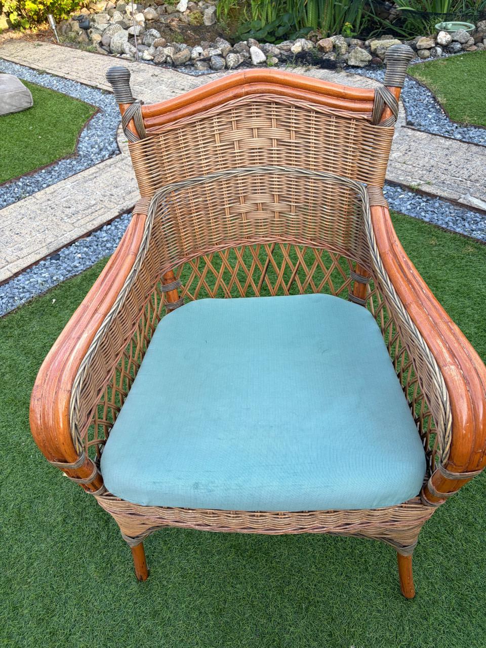 Leuke riete stoel