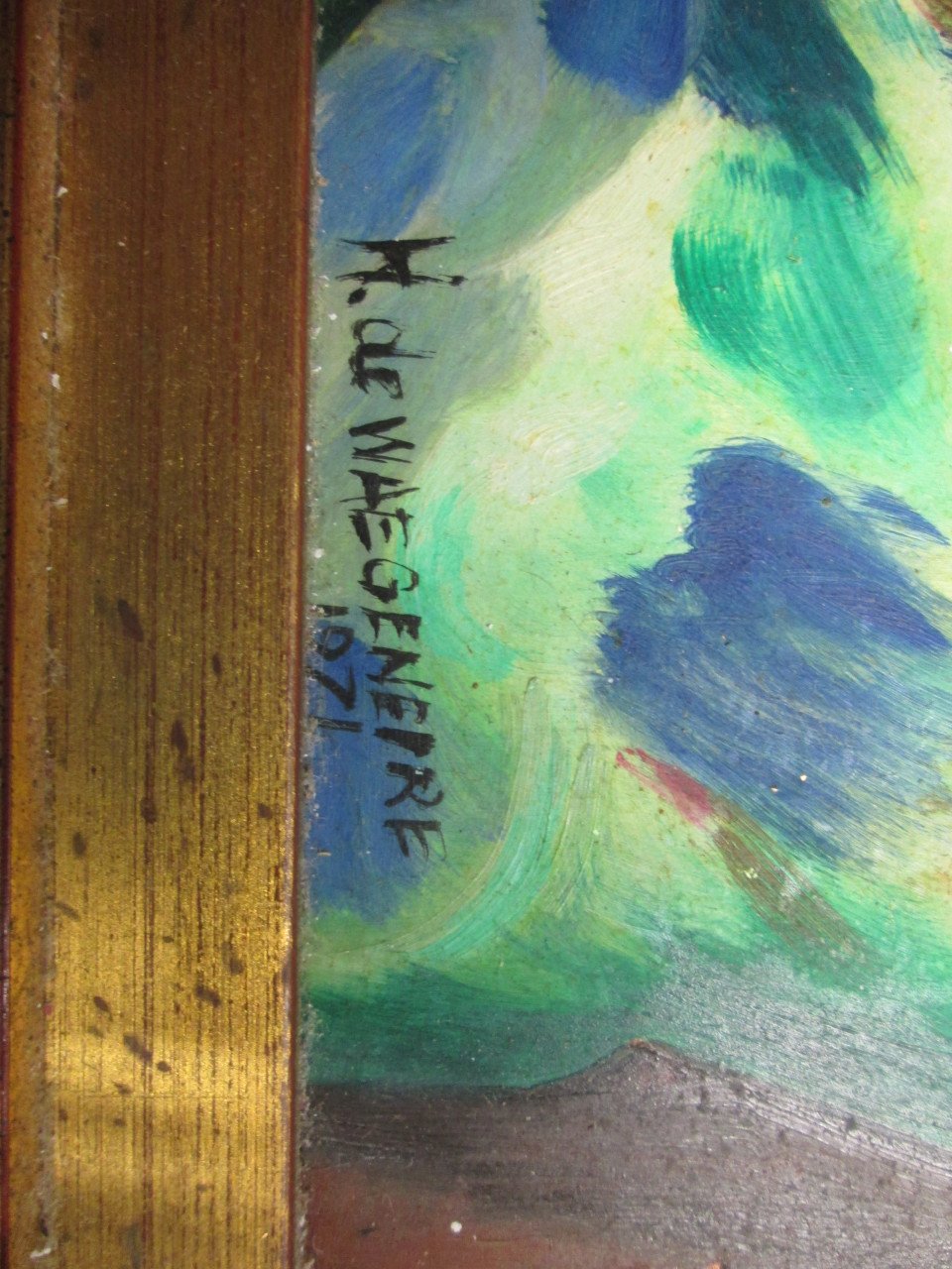 Schilderij "clown"