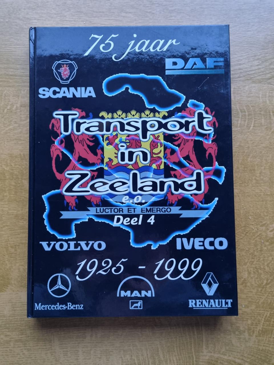 3 boeken 75 jaar transport in Zeeland