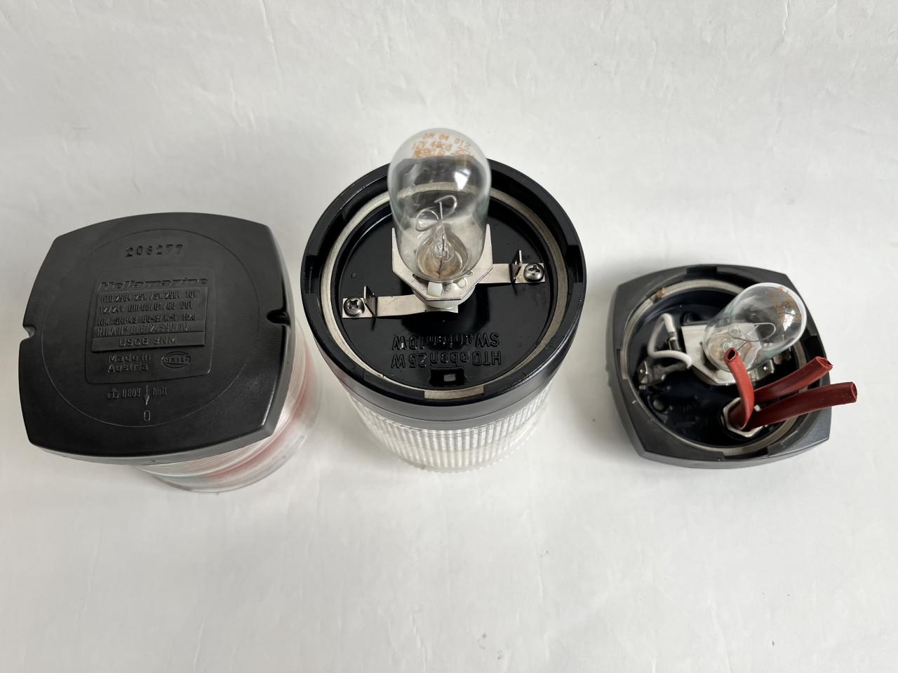 Hellamarine 3-kleurenlantaarn + ankerlicht