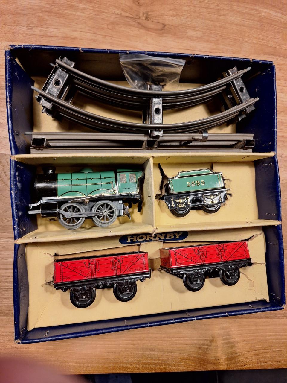 Blikken speelgoedtrein