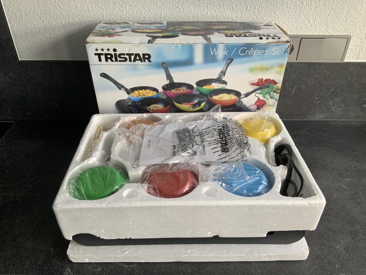 Tristar Wok en Crêpes set
