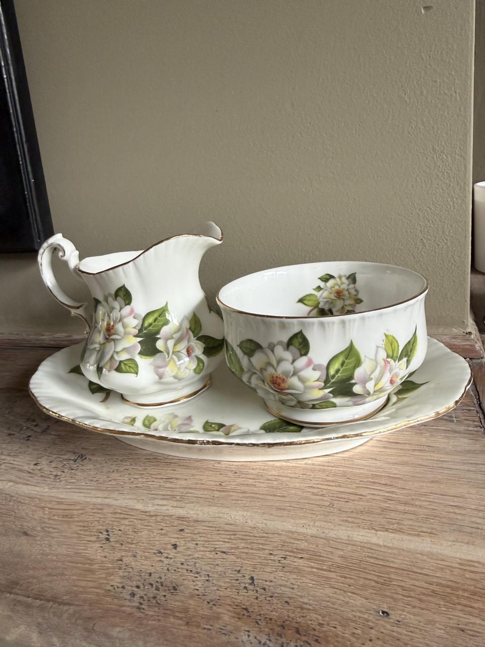 Suiker en melk set servies