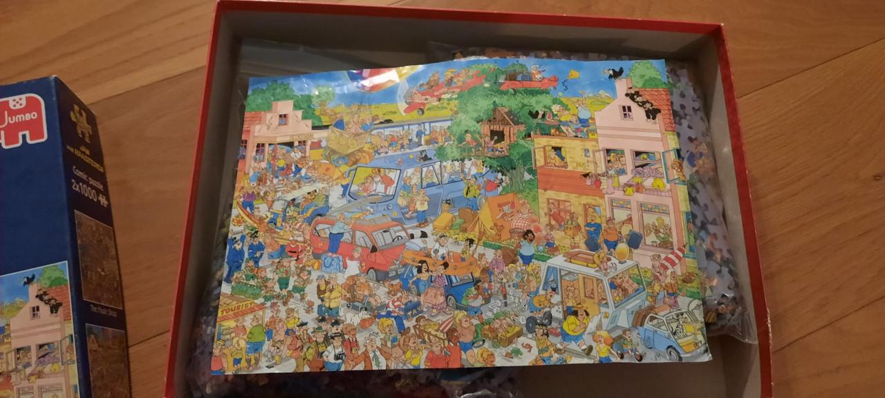 Dubbelpuzzel Jan van Haasteren 2 x 1000 stukjes