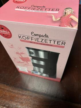 Mini koffiezetter met beker
