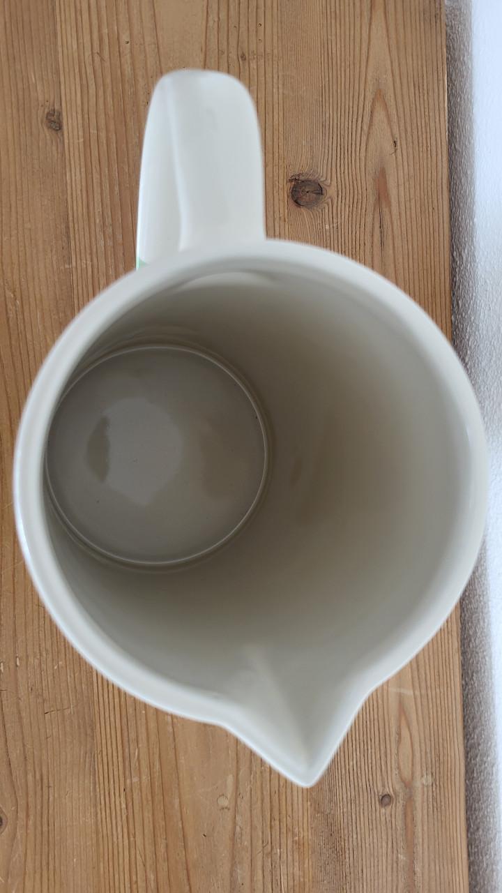 Kan keramiek bicolor h 20,5 cm - NIEUW